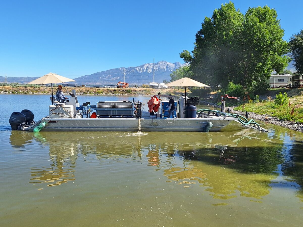 HABs havoc: UVU-run barge continues fight against algal blooms at Utah Lake